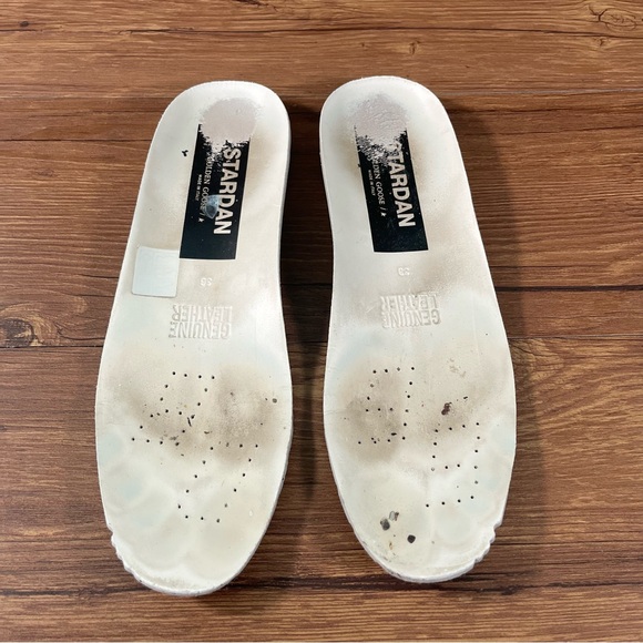 Golden Goose ‘Stardan’ White Leather Sneakers Women’s Size 38 (8) Shoes - Picture 10 of 12